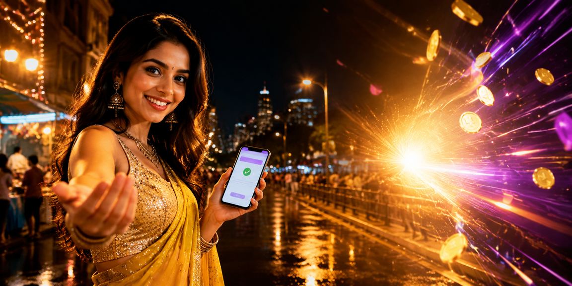 Mobile device showing Aviator game with payment options at Mumbai market